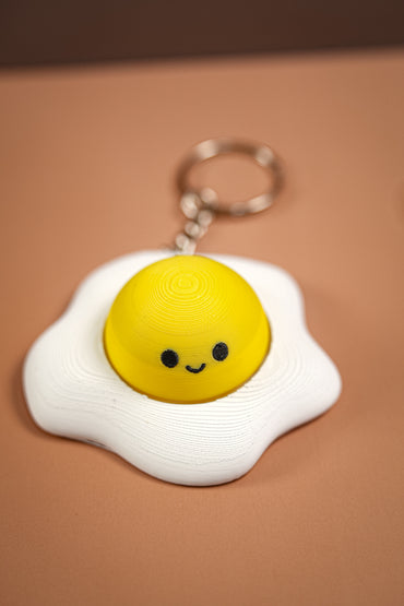 Cute Breakfast Clickers Keychain Set