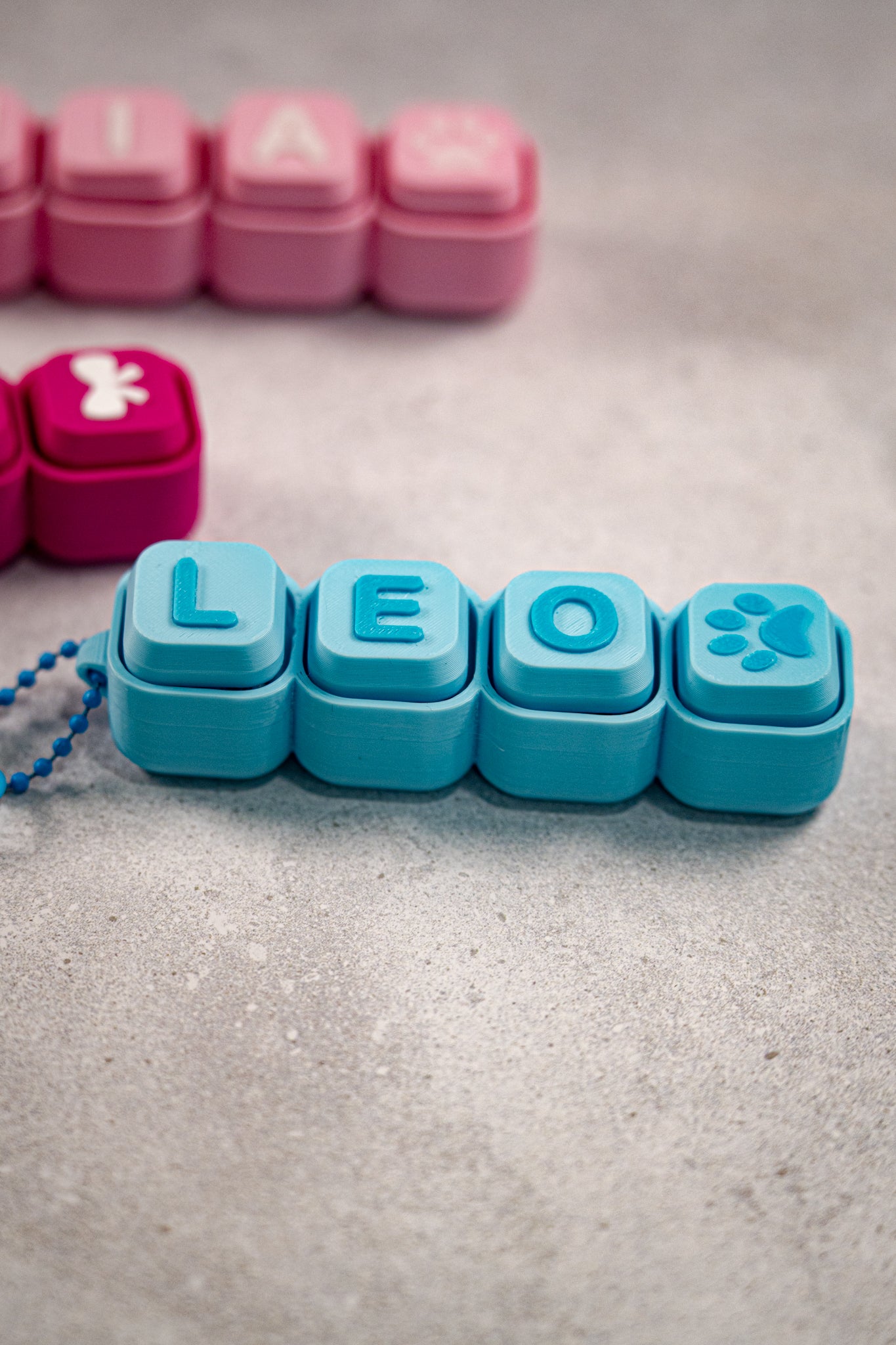 Personalized Name Clicker Keychain