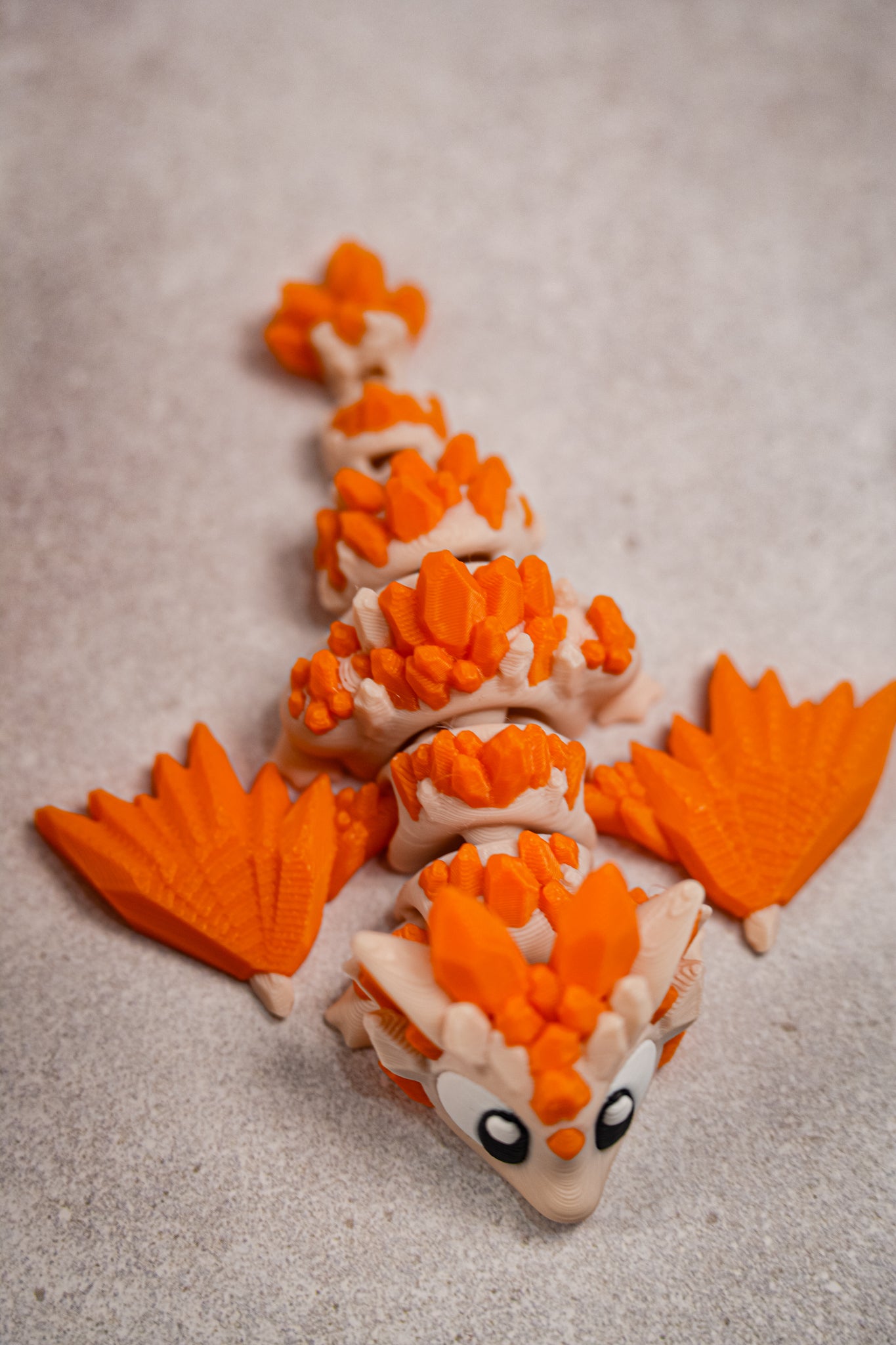 Flexi Crystal Dragon & Crystal Egg – Fantasy Dragon Toy