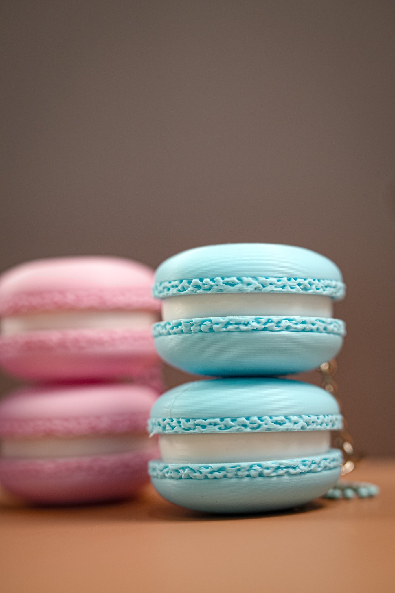 Cute Macaron Clickers Keychain