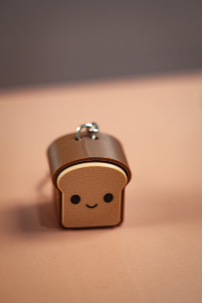 Cute Breakfast Clickers Keychain Set
