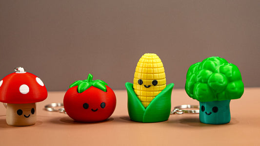 Cute Garden Clickers Keychain