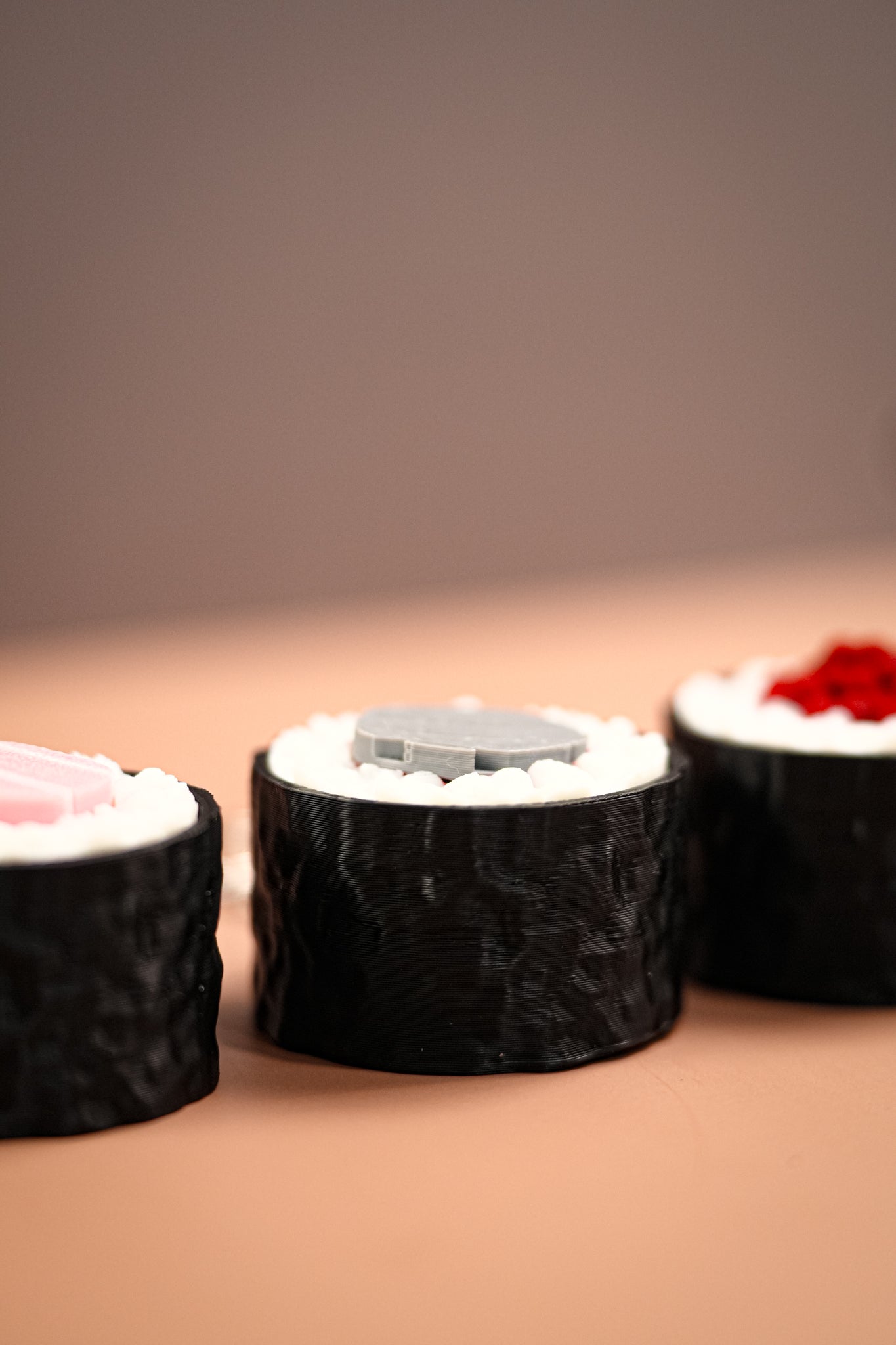 Sushi Roll Clickers Keychain set
