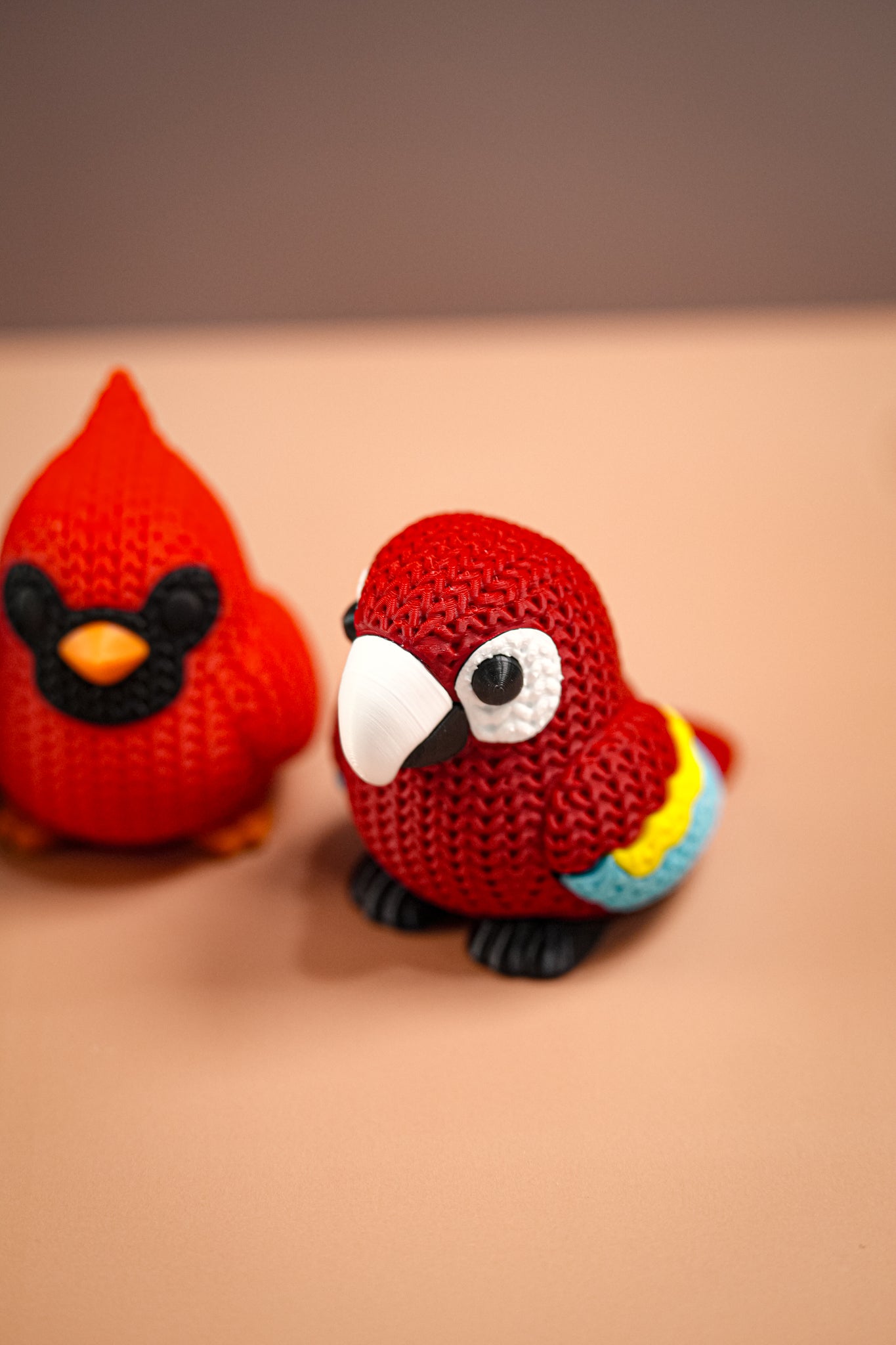 Cute Knitted Birds