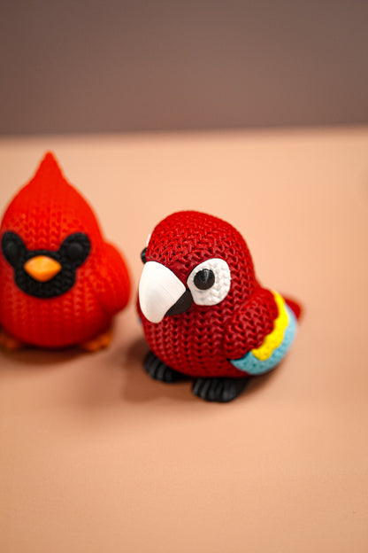 Cute Knitted Birds