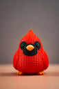 Cute Knitted Birds