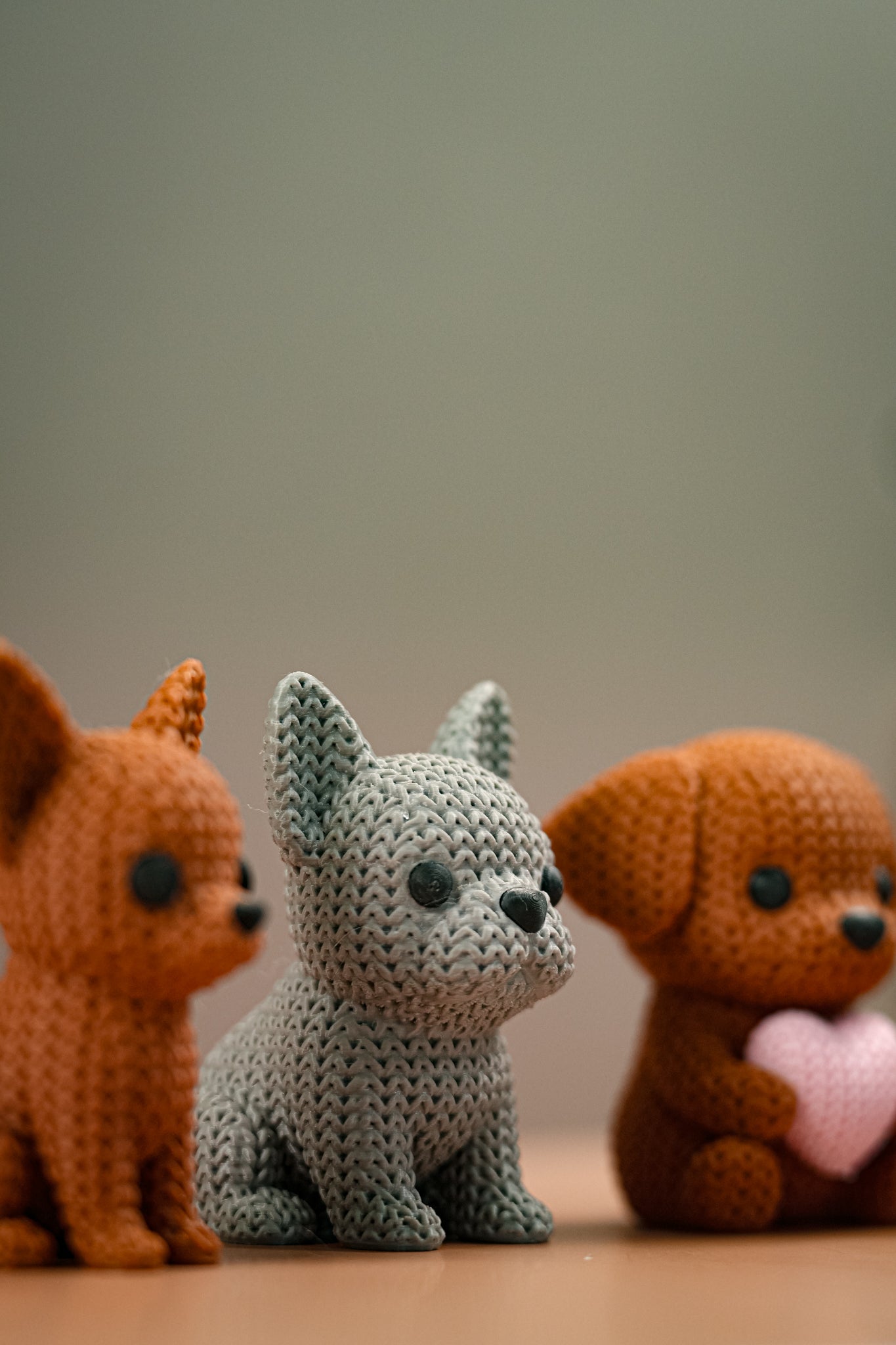 Cute Knitted Puppies
