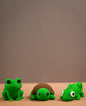 Frog, Turtle & Chameleon cute Knitted Reptiles