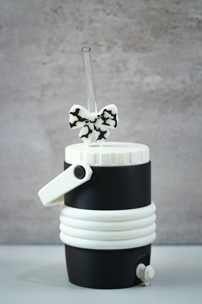 Black & White Cow Soda Can Holder | 3D Printed 12oz Can Sleeve