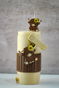Sunflower Highland Cow 12oz Slim Can Holder
