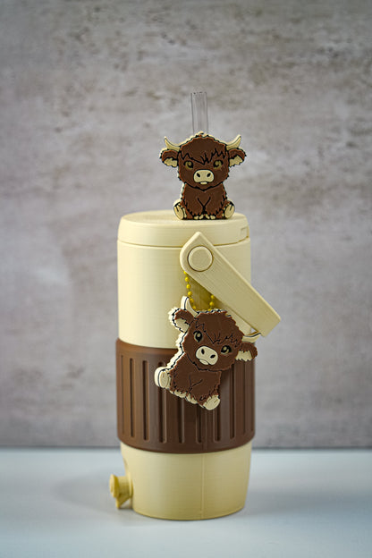 Highland Cow Bottle Topper & Bottle Opener