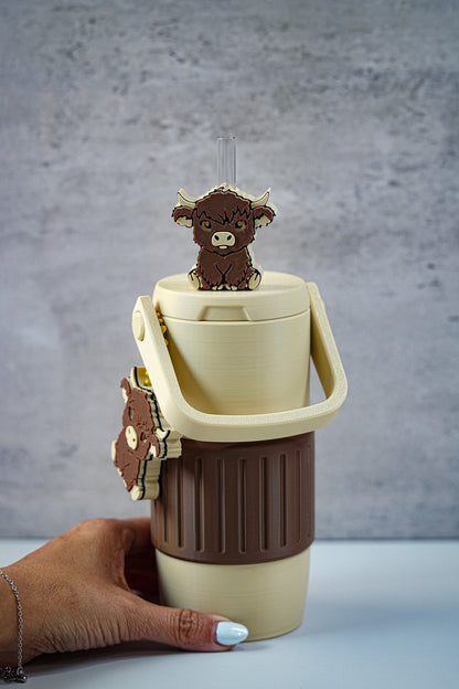 Highland Cow Bottle Topper & Bottle Opener