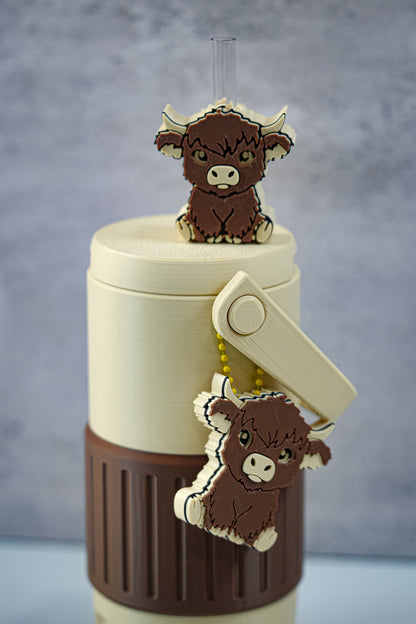 Highland Cow Bottle Topper & Bottle Opener