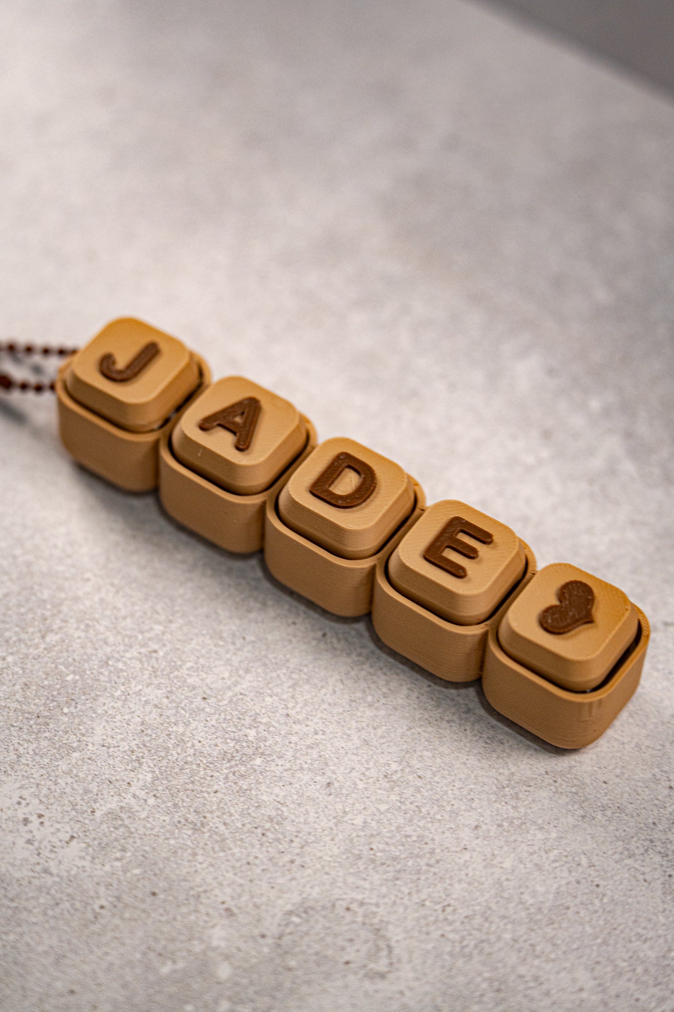 Personalized Name Clicker Keychain