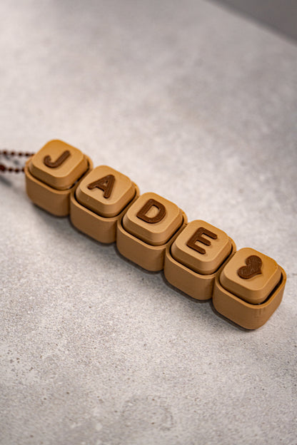 Personalized Name Clicker Keychain