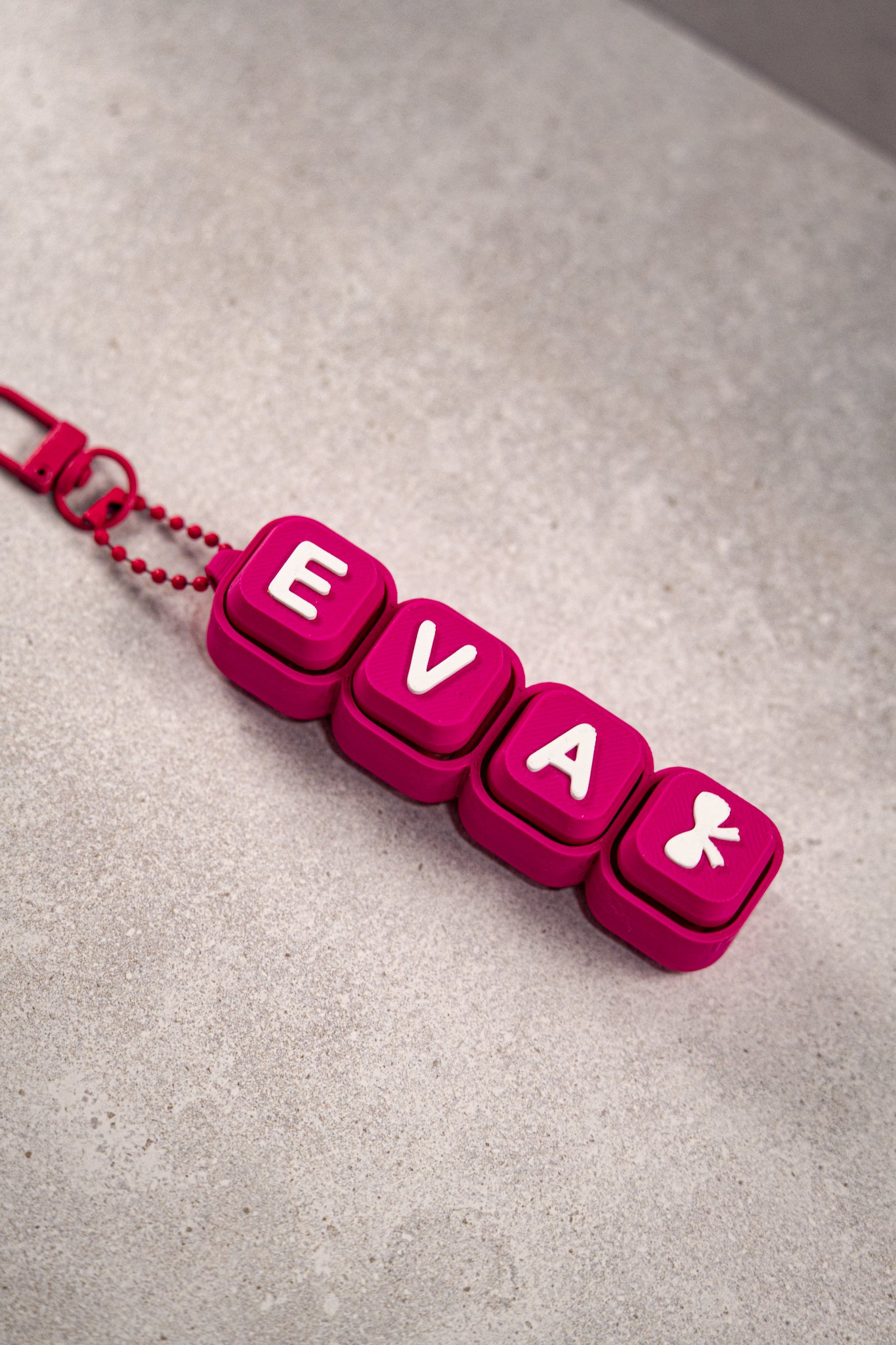 Personalized Name Clicker Keychain