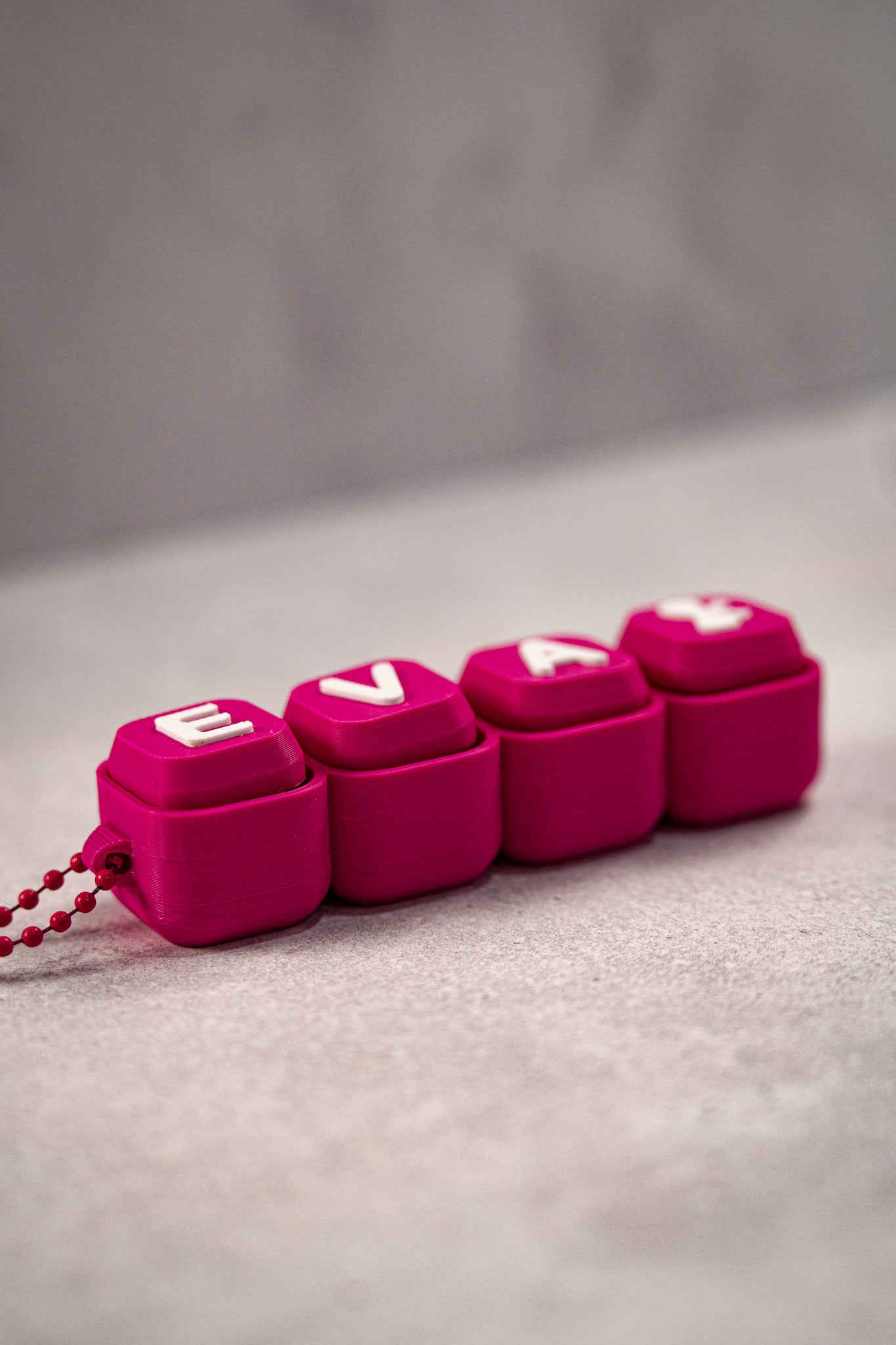 Personalized Name Clicker Keychain