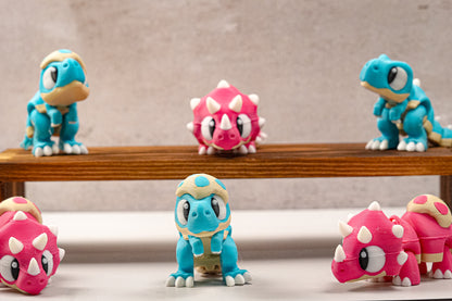 Mini Articulated Baby Dinosaurs – 3D Printed Flexi Fidget Toys
