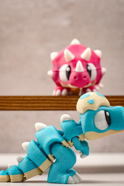 Mini Articulated Baby Dinosaurs – 3D Printed Flexi Fidget Toys