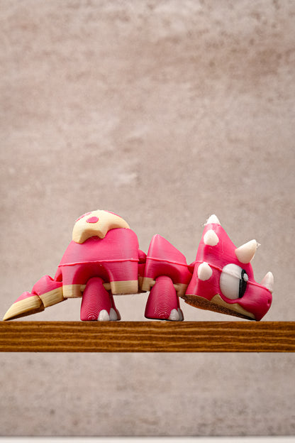 Mini Articulated Baby Dinosaurs – 3D Printed Flexi Fidget Toys