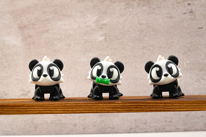 Articulated Baby Panda Flexi Toy | 3D Printed Fidget Animal