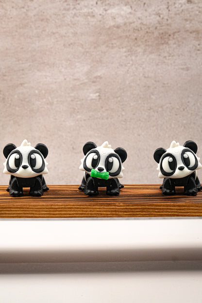 Articulated Baby Panda Flexi Toy | 3D Printed Fidget Animal