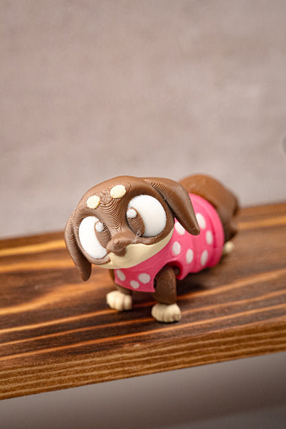 Mini Articulated Corgi & Dachshund