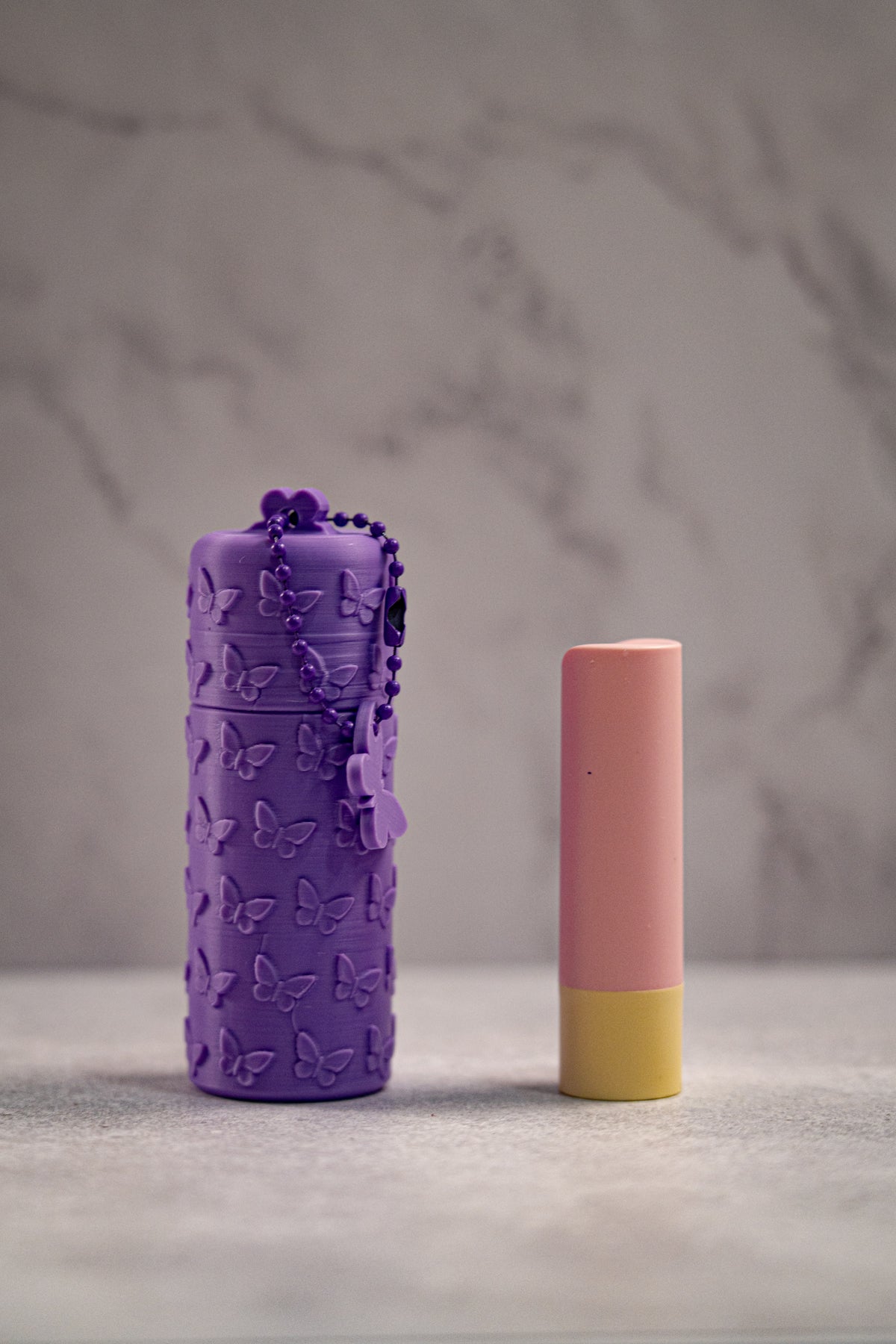 Lip Balm Holder Keychain
