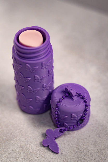 Lip Balm Holder Keychain