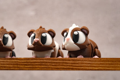 Mini Articulated Guinea Pigs | Flexi Fidget Toys