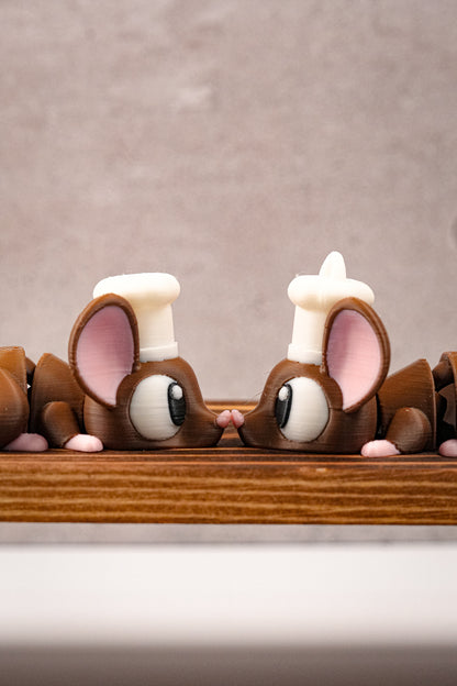 Cute MinMini Articulated Little Mouse  | Flexi Mouse Toy