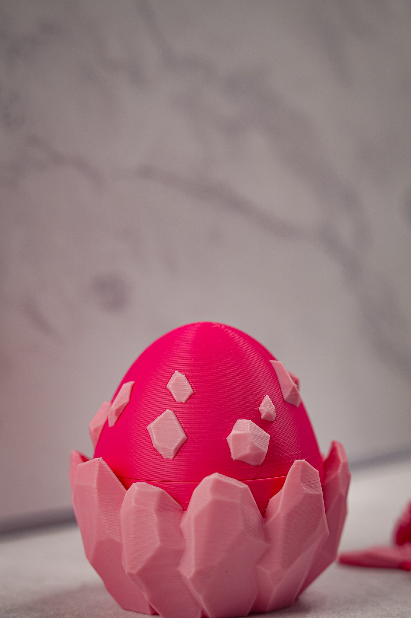 Flexi Crystal Dragon & Egg Pink