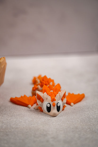 Flexi Crystal Dragon & Crystal Egg – Fantasy Dragon Toy