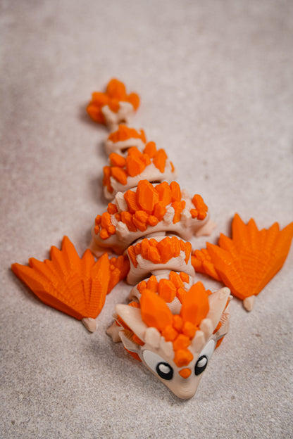 Flexi Crystal Dragon & Crystal Egg – Fantasy Dragon Toy