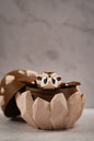 Brown Articulated 3D Printed Fantasy Dragon & Egg