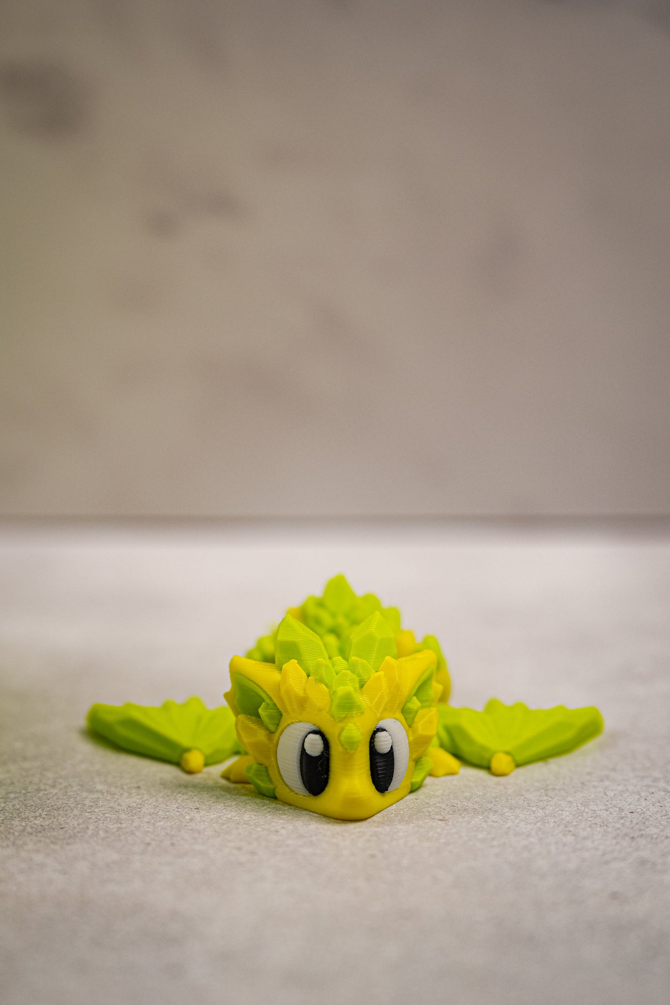 Crystal Baby Dragon & Egg – Articulated 3D Printed Fantasy Hatchling