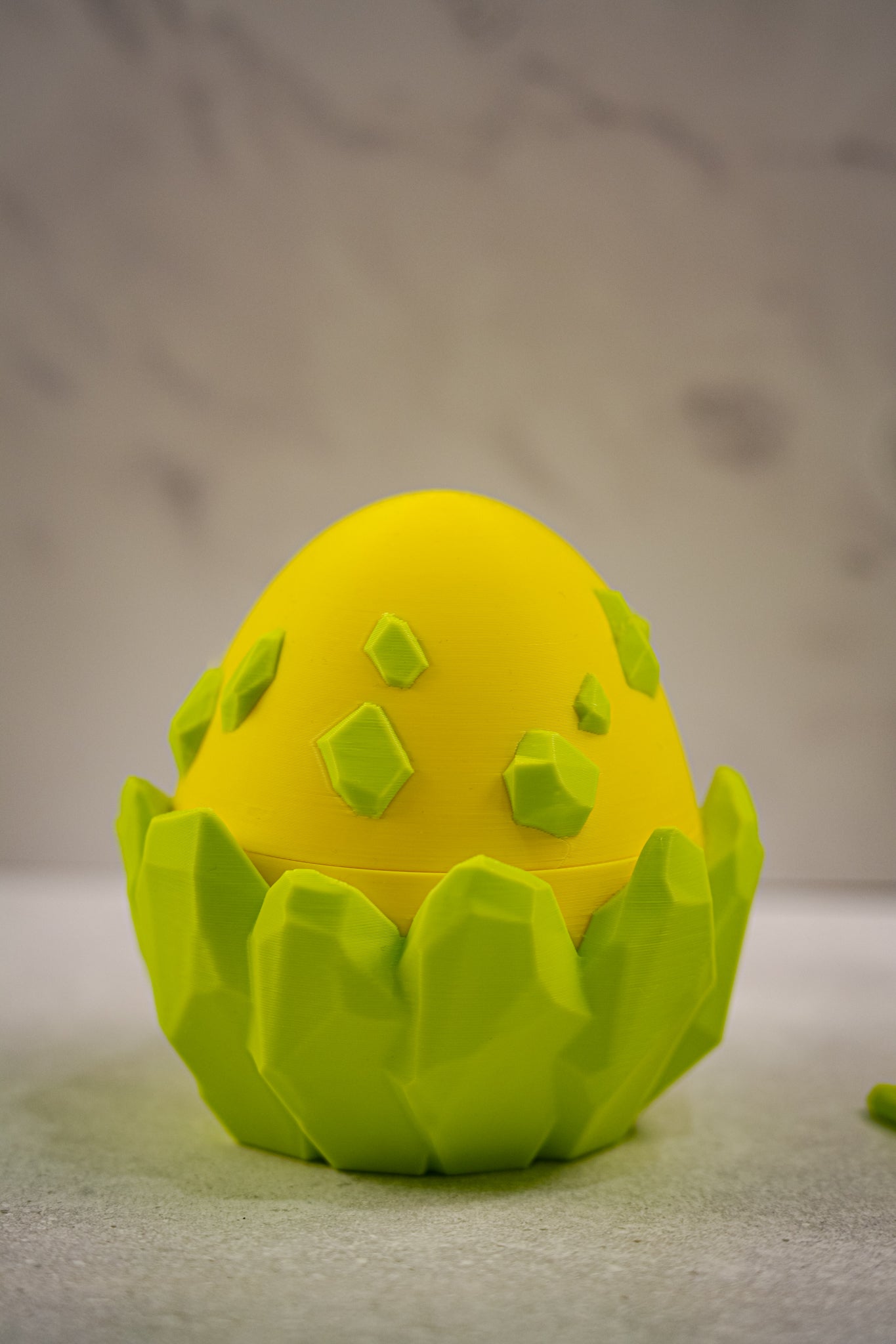 Crystal Baby Dragon & Egg – Articulated 3D Printed Fantasy Hatchling