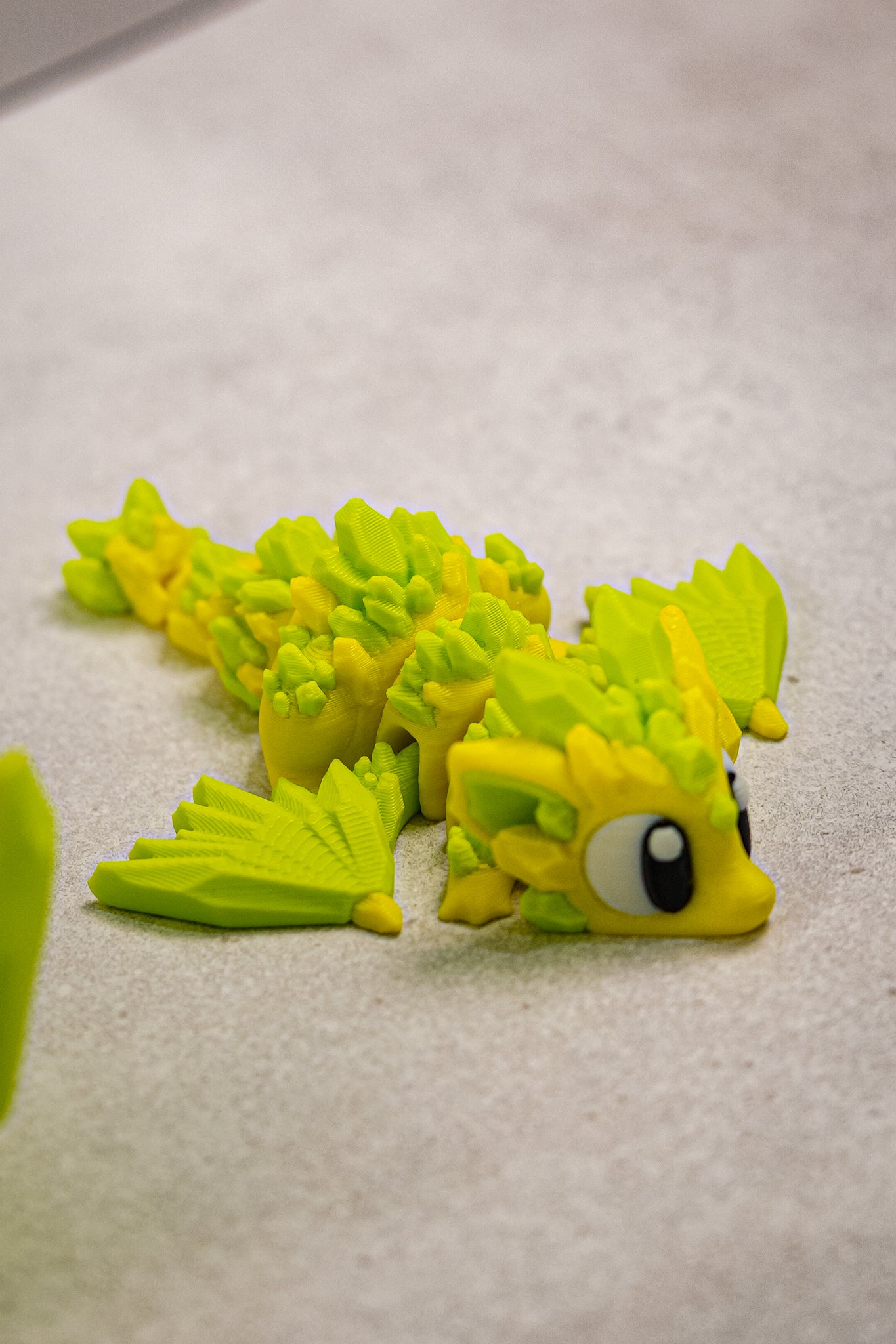 Crystal Baby Dragon & Egg – Articulated 3D Printed Fantasy Hatchling