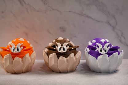 Royal Amethyst Crystal Dragon & Egg